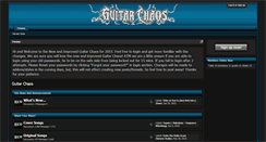 Desktop Screenshot of guitarchaos.com